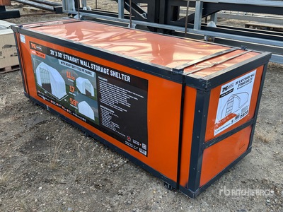 2025 TMG ST2031E 20 ft x 30 ft Straight Wall Storage Building (Unused)