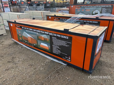 TMG ST3041CV 30 ft x 40 ft Dual Truss Container Shelter (Unused)