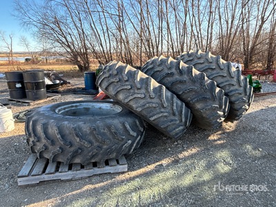 Quantity of (4) Goodyear Ultratorque 520/85R38 Neumáticos - Fits Case IH 3230