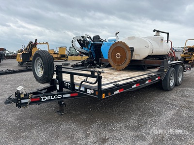 2022 Delco C220A62PK 20 ft T/A Equipment Trailer