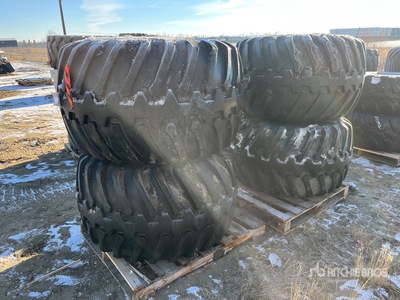 Quantity of (4) Firestone 48X31.00-20 14 Ply Floater Tires