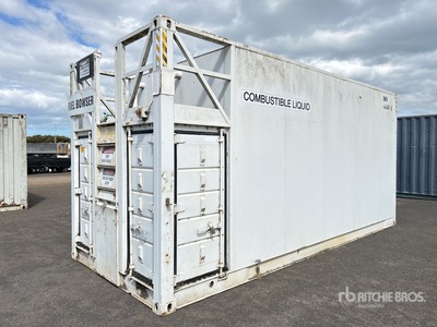 2006 Transtank 30000 L Skid Mounted Steel Diesel Fuel Tank