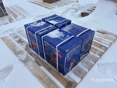 Quantity of (4) 2024 Powertek 20 Ton Air Bottle Wagenheber (Unused)