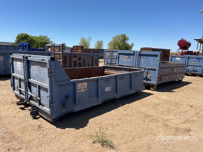 Quantity of (2) 13 Ft Roll-Off Container