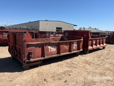Quantity of (2) (1) 13 ft (1) 11 ft Roll-Off Container