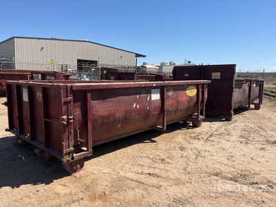 Quantity of (2) (1) 15 ft (1) 16 ft Roll-Off Container