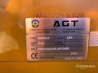 2026 AGT KRW23 Wheel Loader (Unused)