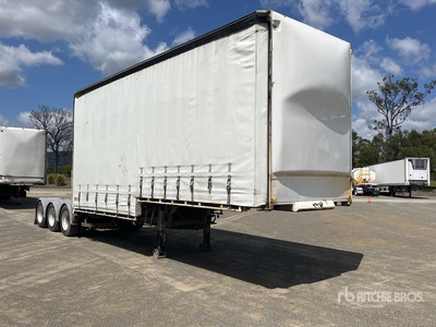 2006 ACE 7.2 m Tri/A B-Double Lead Step Deck Remorque pour rideaux latéraux