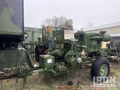 Gorman-Rupp 604-C Pump trailer 600 GPM Diesel Driven Model: 604-C Trailer-Mounted Water Pump (Inoperable)