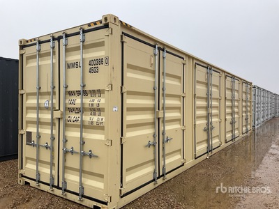 2025 40 ft High Cube Multi-Door Storage Container (Unused)