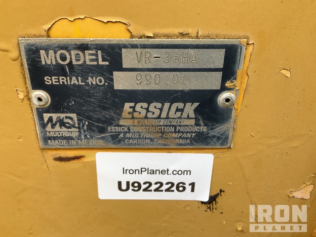 COMPACTADOR 1999 MULTIQUIP VR36H