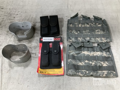 (41) Ammunition Magazine Pockets, (97) Canteen Cup Stands & Assorted Items