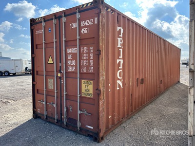 2010 40 ft High Cube Storage Container
