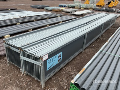 Quantity of (30) Grey Metal Roof Panels 20 ft x 17 ft 7 in Divers - autres