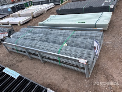 Quantity of (6) Galvanized Welded Wire Mesh 4 ft x 66 ft / Roll
