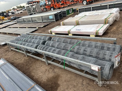 Quantity of (6) Hot Dip Galvanized Field Fence 5 ft 9 in x 164 ft