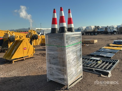 Quantity of (180) 15 In X 27 In Fluorescent Traffic Cones (Unused)