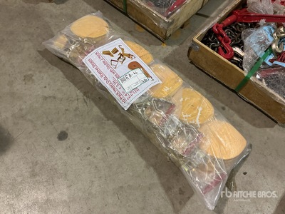 Quantity of (10) Yellow Heavy Duty Ratchet Straps 2.4 In X 33 Ft Divers - autres