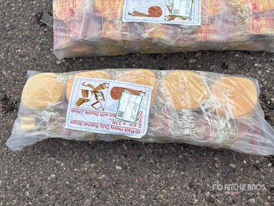 Quantity of (10) Yellow Heavy Duty Ratchet Straps 2.4 In X 33 Ft