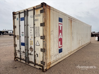 40 ft High Cube Refrigerated Storage Container (Inoperable)