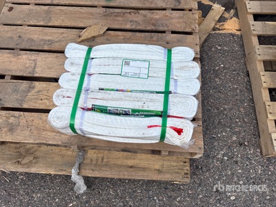 Quantity of (10) Heavy Duty Industrial Polyester Lifting Strap 3.9 In X 13 Ft Divers - autres