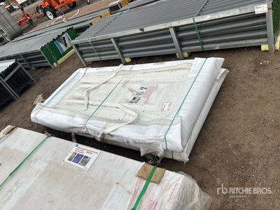 White Steel Security Door 6.89 Ft X 3.38 Ft