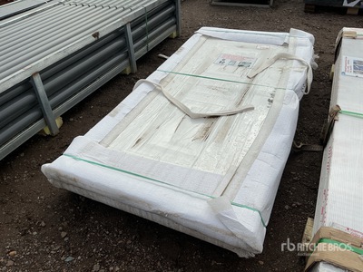 White Steel Security Door