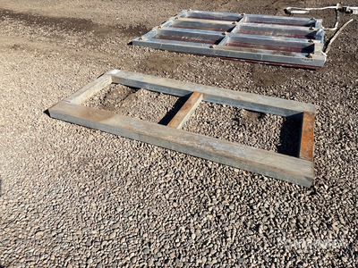 Metal Forklift Pallet Thickening 3 ft x 7 ft Varios otros