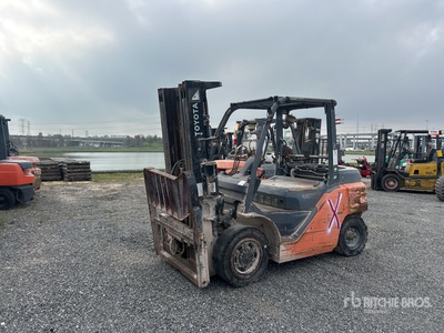 2018 Toyota 8FG35U 7000 lb Pneumatic Tire Chariot Élévateur