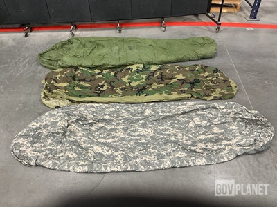 (21) Bivy Covers, (12) Sleeping Bags, (24) Stuff Sacks & Assorted Items