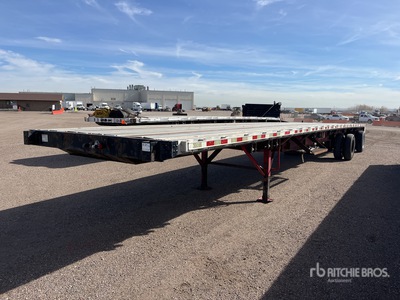 2014 Great Dane FLP002400048 48 ft T/A Spread Axle Remolque caja abierta