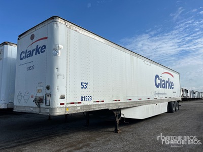 2012 Great Dane 53 ft x 102 in T/A Remolque de furgoneta