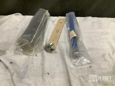 (1) Filter Element, (8) Door Handles, (1) Stem & Assorted Items