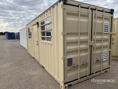 20 ft x 8 ft Storage Container Mobile Office (Unused)