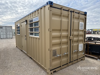 20 ft x 8 ft Storage Container Mobile Office (Unused)