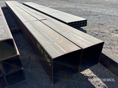 Quantity of (2) 10 in x 10 in x 3/16 in x 20 ft Square Tubing その他 - 店舗 & 倉庫