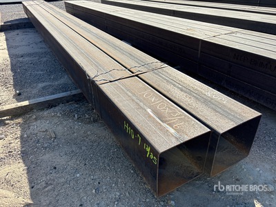 Quantity of (2) 10 in x 10 in x 3/16 in x 20 ft Square Tubing その他 - 店舗 & 倉庫