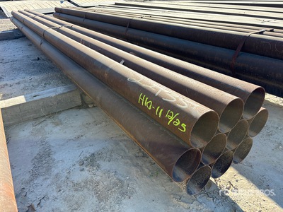 Quantity of (10) 5 1/2 in x 20 ft Sch 10 Steel Pipe