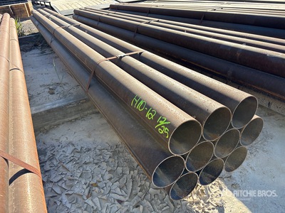 Quantity of (10) 5-1/2 in x 20 ft Sch 10 Steel Pipe
