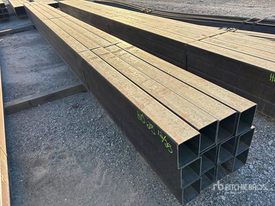 Quantity of (12) 5 in x 4 in x 20 ft 11 ga Rectangle Tubing その他 - 店舗 & 倉庫