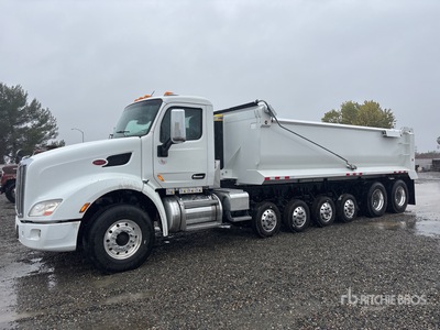 2019 Peterbilt 579 6x4 6-Achs Kipper-Lkw
