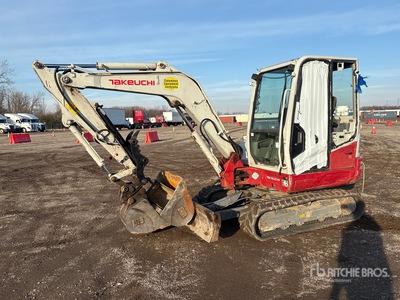 2017 Takeuchi TB240 Mini Excavator