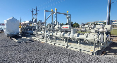 Single Stage C02 Compressor Package w/Waukesha 275GL 5000 HP Gas Engine (Unused)