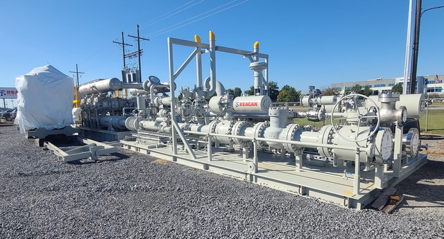 Single Stage C02 Compressor Package w/Waukesha 275GL 5000 HP Gas Engine (Unused)