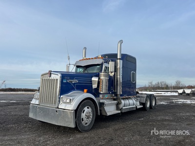 2005 Kenworth W900L 6x4 Cabeza Tractora Cabina Dormitorio