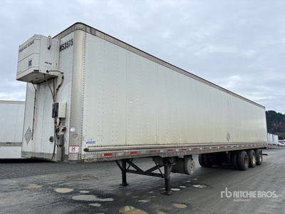 2012 Vanguard 53 ft x 102 in Tri/A Heated Van Trailer