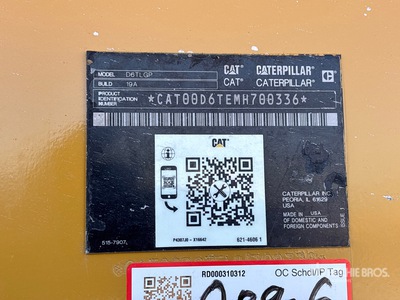 2017 Cat D6T LGP Crawler Dozer