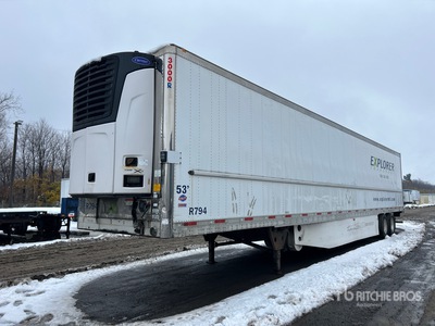 2018 Utility 3000R 53 ft x 102 in T/A Refrigerated Trailer
