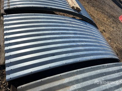 Quantity of (8) Wide core Grain bin panel