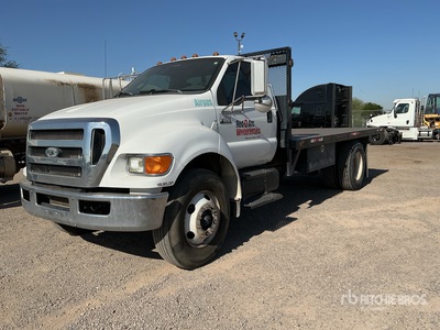 2011 Ford F-650 4x2 Flatbed Truck
